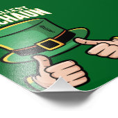 Hoogste Leprechaun Funny Irish Humor ter wereld Foto Afdruk (Hoek)