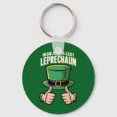 Hoogste Leprechaun Funny Irish Humor ter wereld Sleutelhanger (Voorkant)