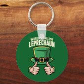 Hoogste Leprechaun Funny Irish Humor ter wereld Sleutelhanger (Voorkant)