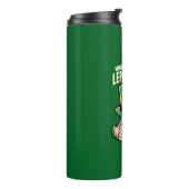 Hoogste Leprechaun Funny Irish Humor ter wereld Thermosbeker (Gedraaid links)