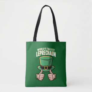 Hoogste Leprechaun Funny Irish Humor ter wereld Tote Bag