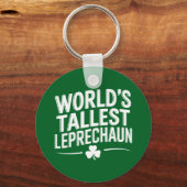Hoogste Leprechaun St. Patrick's Day ter wereld Sleutelhanger (Voorkant)