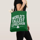 Hoogste Leprechaun St. Patrick's Day ter wereld Tote Bag (Dichtbij)
