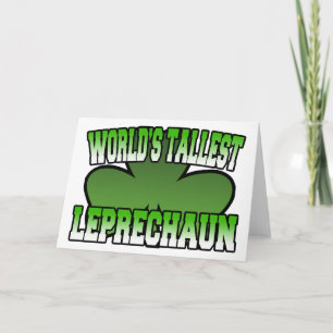 Hoogste Leprechaun-Wenskaart ter wereld Kaart