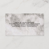 Hoogste Logo voor dakbedekking | Marmer Texture Visitekaartje (Achterkant)