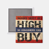 Hoogste lonen magneet (Voorkant / Achterkant)