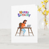 HOOGSTE MAANDAG * * * BEAUTIFUL LADY * * * KAART (Gele Bloem)