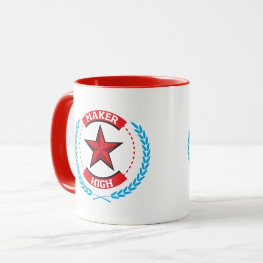 Hoogste maker mok (Voorkant links)