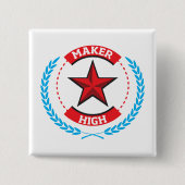 Hoogste maker vierkante button 5,1 cm (Voorkant)