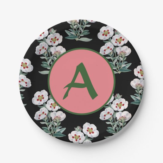 HOOGSTE MONOGRAM-Bord Papieren Bordje (Voorkant)