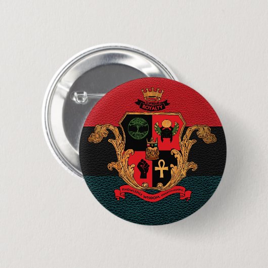 Hoogste Royalty Nobility Crest Button (Tri) (Voorkant /achterkant)