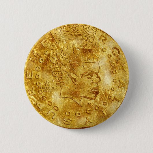 Hoogste Royalty Original Ruler Button (Gold) (Voorkant)
