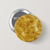 Hoogste Royalty Original Ruler Button (Gold) (Voorkant /achterkant)