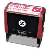 "HOOGSTE SCORE IN DE KLAS!" Tutor Rubber Stamp Zelfinktende Stempel (Product)