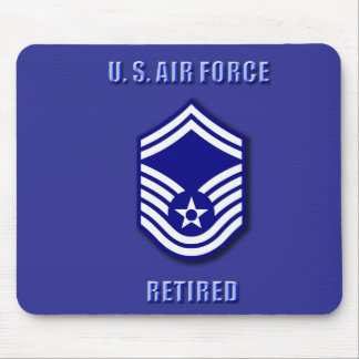 Hoogste Sergeant-Veldwebel USAF Mini Basketbalring Muismat