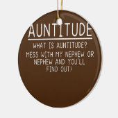 Hoogste tante van Nephew Gift Keramisch Ornament (Links)