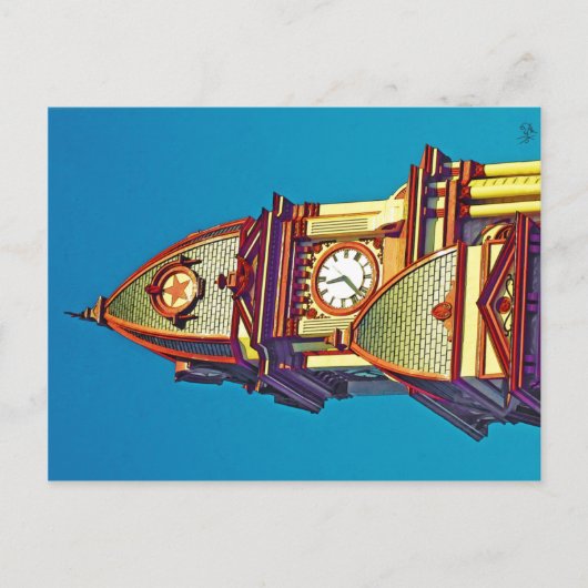 Hoogste van Caldwell County Courthouse, Lockhart,  Briefkaart (Voorkant)