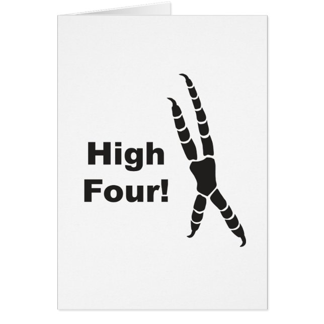 Hoogste vier rotatievoetafdruk (hoge vijf) (Voorkant)