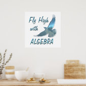 Hoogste vlucht met Algebra Poster (Keuken)