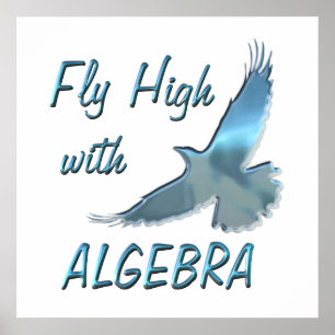 Hoogste vlucht met Algebra Poster