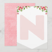 Hoogste voorzitter 1e verjaardag Boedland Banner N Kaart (Voorkant / Achterkant)