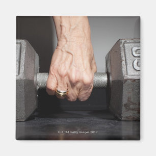 Hoogste vrouwen die gewichten heffen magneet