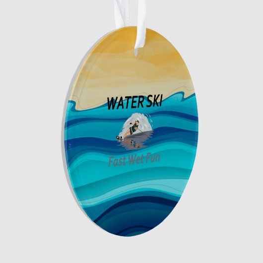HOOGSTE Waterski Ornament (voorkant)