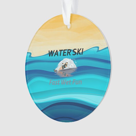 HOOGSTE Waterski Ornament (voorkant)