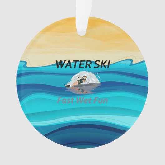 HOOGSTE Waterski Ornament (voorkant)