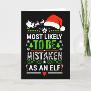 Hoogstwaarschijnlijk aangezien als een Elf Shirt F Kaart