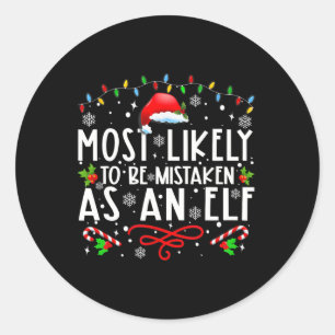 Hoogstwaarschijnlijk aangezien voor een Elf Leuk F Ronde Sticker