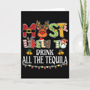 Hoogstwaarschijnlijk Al De Tequila Familiekerst Dr Kaart