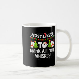 Hoogstwaarschijnlijk al de whiskey opdrinken Funny Koffiemok