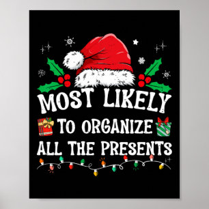 Hoogstwaarschijnlijk alle cadeaus familie kerst or poster