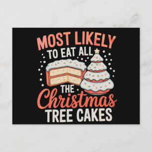 Hoogstwaarschijnlijk alle kerstboomtaarten op te e feestdagenkaart