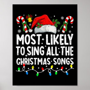 Hoogstwaarschijnlijk alle kerstliedjes zingt Chris Poster