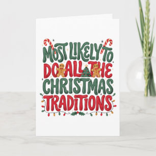 Hoogstwaarschijnlijk alle kersttradities van de fa kaart