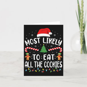 Hoogstwaarschijnlijk Alle Koekjes Op Eten Familie Kaart