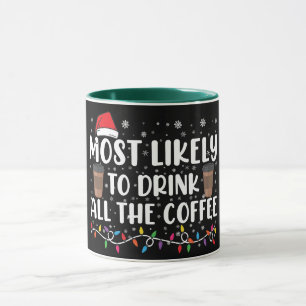 Hoogstwaarschijnlijk alle koffie drinken met Kerst Mok