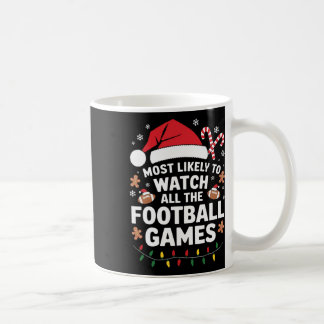 Hoogstwaarschijnlijk alle voetbalwedstrijden Kerst Koffiemok