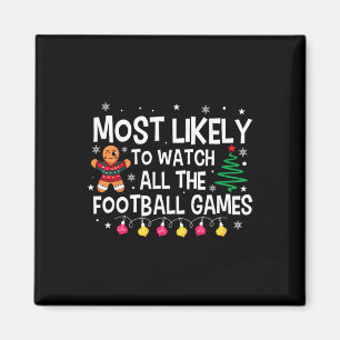 Hoogstwaarschijnlijk alle voetbalwedstrijden kerst magneet