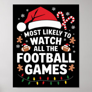 Hoogstwaarschijnlijk alle voetbalwedstrijden Kerst Poster