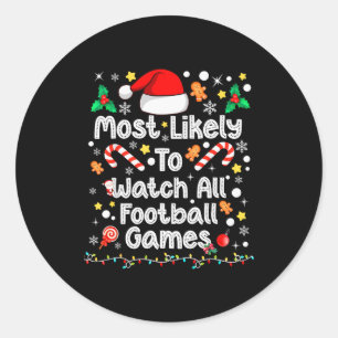 Hoogstwaarschijnlijk alle voetbalwedstrijden kijke ronde sticker