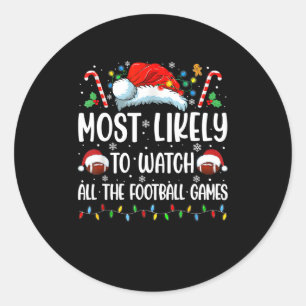 Hoogstwaarschijnlijk alle voetbalwedstrijden kijke ronde sticker
