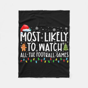 Hoogstwaarschijnlijk alle voetbalwedstrijden op ke fleece deken