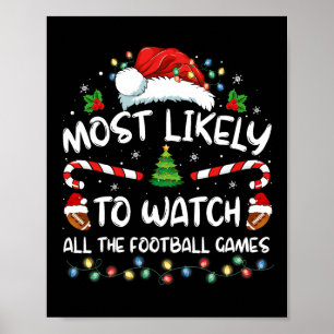Hoogstwaarschijnlijk alle voetbalwedstrijden te be poster