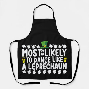 Hoogstwaarschijnlijk als een Leprechaun te dansen Schort