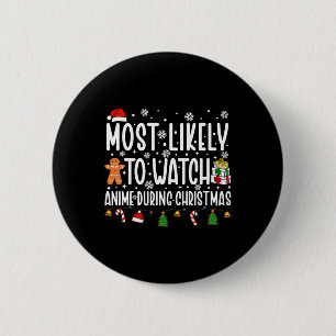 Hoogstwaarschijnlijk anime kerstfilms kijken Famil Ronde Button 5,7 Cm
