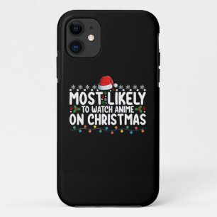 Hoogstwaarschijnlijk anime kijken met kerst famili Case-Mate iPhone case