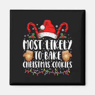 Hoogstwaarschijnlijk Bake Christmas Cookie Xmas Fa Magneet